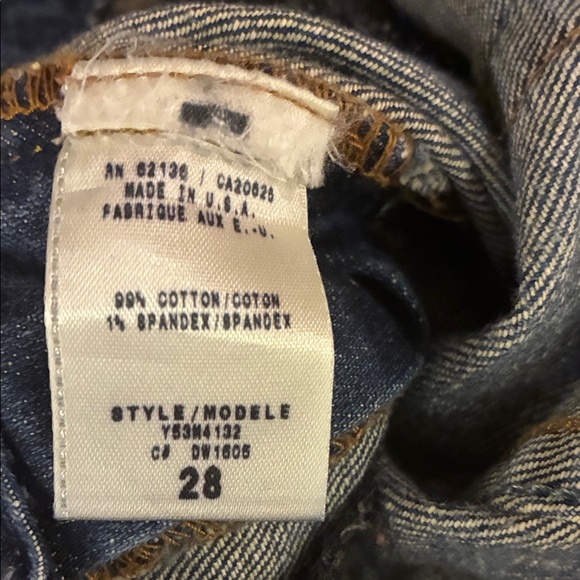 Guess 81 Bootcut Stretch Jeans with embroidered pockets size 28 - Picture 4 of 8